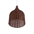 BAHAMAS  Boho Κρεμαστό Φωτιστικό Καμπάνα Μονόφωτο 1 x E27 IP20 Καφέ Ξύλο - Μ60 x Π60 x Υ60cm BAHAMAS  Boho Κρεμαστό Φωτιστικό Καμπάνα Μονόφωτο 1 x E27 IP20 Καφέ Ξύλο - Μ60 x Π60 x Υ60cm
