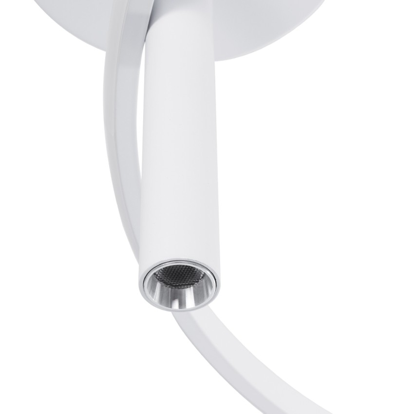 VERONA  Φωτιστικό Οροφής Δαχτυλίδι-Κύκλος LED CCT 36W 4032lm 360° AC 220-240V - Εναλλαγή Φωτισμού μέσω Διακόπτη On/Off All In One Ψυχρό 6000k+Φυσικό 4500k+Θερμό 2700K Φ60 x Υ23cm - Λευκό