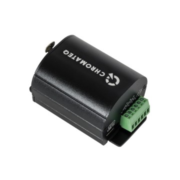 GLOBOSTAR® SKYDANCE-CHROMATEQ  USB-C σε DMX512 Interface 128 Κανάλια XLR3 DC 5V IP40 - Ασύρματο Χειριστήριο IR - Μ7.8 x Π5 x Υ3.8cm