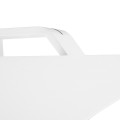 MIRROR  Φωτιστικό Τοίχου - Απλίκα LED 12W 1440lm 120° AC 85-265V IP54 Φυσικό Λευκό 4500K Λευκό Μέταλλο - Μ42 x Π5 x Υ15cm