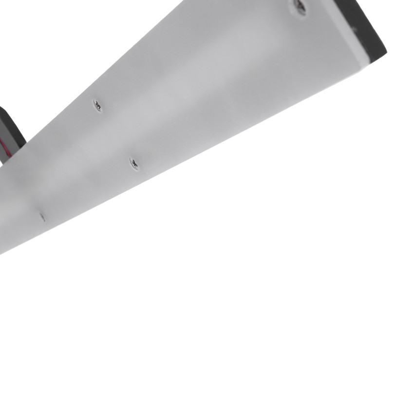 MIRROR  Φωτιστικό Τοίχου - Απλίκα LED 14W 1680lm 120° AC 85-265V IP54 Φυσικό Λευκό 4500K Γκρι Μέταλλο - Μ58 x Π15 x Υ6cm