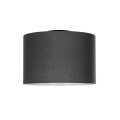 CILIO  Μοντέρνο Φωτιστικό Οροφής Καπέλο Μονόφωτο 1 x E27 IP20 Γκρι Ύφασμα - Μ30 x Π30 x Υ21cm