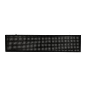 GLOBOSTAR® DISPLAY  Κυλιόμενη Ψηφιακή Επιγραφή P10 Διπλής Όψης LED AC 220-240V Αδιάβροχο IP65 Πορτοκαλί - WiFi Control μέσω FK APP - Αισθητήρας Θερμοκρασίας & Υγρασίας - Μ166 x Π11 x Υ38cm