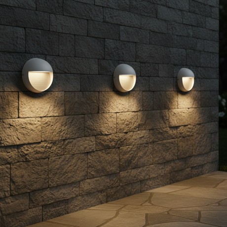 kelvo® STEPART  Φωτιστικό Σκαλοπατιού / Διαδρόμου LED 3W 375lm 45° AC 220-240V Αδιάβροχο IP65 Θερμό Λευκό 2700K - Lumileds SMD Chip & TÜV SÜD Driver - Λευκό Ματ - Μ16 x Π8 x Υ16cm