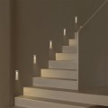 kelvo® STEPART  Χωνευτό Φωτιστικό Σκαλοπατιού / Διαδρόμου LED 3W 375lm 45° AC 220-240V Αδιάβροχο IP65 Θερμό Λευκό 2700K - Lumileds SMD Chip & TÜV SÜD Driver - Λευκό Ματ - Μ6.5 x Π6.5 x Υ21cm / Q5.4 x 18.9cm