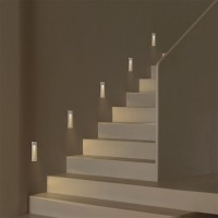kelvo® STEPART  Χωνευτό Φωτιστικό Σκαλοπατιού / Διαδρόμου LED 3W 375lm 45° AC 220-240V Αδιάβροχο IP65 Θερμό Λευκό 2700K - Lumileds SMD Chip & TÜV SÜD Driver - Λευκό Ματ - Μ6.5 x Π6.5 x Υ21cm / Q5.4 x 18.9cm