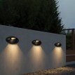 kelvo® STEPART  Φωτιστικό Σκαλοπατιού / Διαδρόμου LED 3W 375lm 45° AC 220-240V Αδιάβροχο IP65 Θερμό Λευκό 2700K - Lumileds SMD Chip & TÜV SÜD Driver - Μαύρο Ματ - Μ26 x Π5.5 x Υ13cm