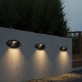 kelvo® STEPART  Φωτιστικό Σκαλοπατιού / Διαδρόμου LED 3W 375lm 45° AC 220-240V Αδιάβροχο IP65 Θερμό Λευκό 2700K - Lumileds SMD Chip & TÜV SÜD Driver - Μαύρο Ματ - Μ26 x Π5.5 x Υ13cm