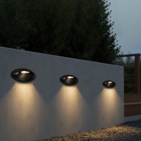kelvo® STEPART  Φωτιστικό Σκαλοπατιού / Διαδρόμου LED 3W 375lm 45° AC 220-240V Αδιάβροχο IP65 Θερμό Λευκό 2700K - Lumileds SMD Chip & TÜV SÜD Driver - Μαύρο Ματ - Μ26 x Π5.5 x Υ13cm