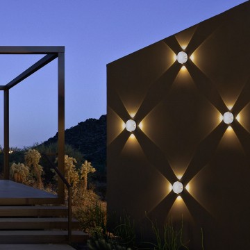 kelvo® ARKOS  Φωτιστικό Τοίχου / Απλίκα LED 8W 840lm 15° AC 220-240V Αδιάβροχο IP65 Θερμό Λευκό 2700K - CREE SMD Chip & TÜV SÜD Driver - Λευκό Ματ - Μ13 x Π5.5 x Υ13cm