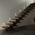 kelvo® STEPART  Χωνευτό Φωτιστικό Σκαλοπατιού / Διαδρόμου LED 3W 375lm 45° AC 220-240V Αδιάβροχο IP65 Θερμό Λευκό 2700K - Lumileds SMD Chip & TÜV SÜD Driver - Γκρι Ανθρακί Ματ - Μ8.3 x Π4.5 x Υ8.3cm / Q6.6 x 6.6cm