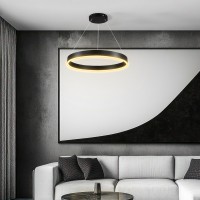 kelvo® VENOM  Κρεμαστό Φωτιστικό Οροφής LED 45W 4500lm 120° AC 220-240V IP20 Ρυθμιζόμενο Λευκό CCT με Χειριστήριο από 2700K έως 6000K Dimmable - Lumileds SMD Chip - Μαύρο Ματ - Μ60 x Π60 x Υ6.5cm
