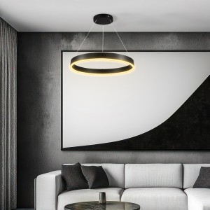 kelvo® VENOM  Κρεμαστό Φωτιστικό Οροφής LED 45W 4500lm 120° AC 220-240V IP20 Ρυθμιζόμενο Λευκό CCT με Χειριστήριο από 2700K έως 6000K Dimmable - Lumileds SMD Chip - Μαύρο Ματ - Μ60 x Π60 x Υ6.5cm