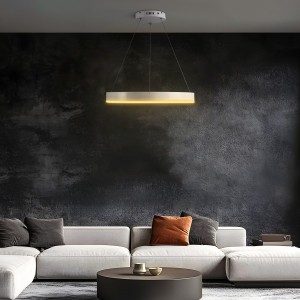 kelvo® VENOM  Κρεμαστό Φωτιστικό Οροφής LED 45W 4500lm 120° AC 220-240V IP20 Ρυθμιζόμενο Λευκό CCT με Χειριστήριο από 2700K έως 6000K Dimmable - Lumileds SMD Chip - Λευκό Ματ - Μ60 x Π60 x Υ6.5cm