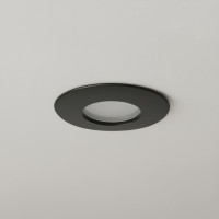 kelvo® KAPA  Χωνευτό Φωτιστικό Downlight Σποτ Μπάνιου για Λάμπα MR16 με Ντουί GU10 AC 220-240V Αδιάβροχο IP65 - Μαύρο Ματ - Μ8.5 x Π8.5 x Υ4.2cm / Q7.5cm