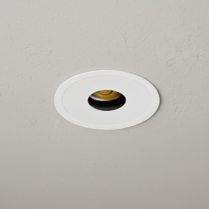 kelvo® PINADO  Χωνευτό Φωτιστικό Downlight Σποτ LED 7W 875lm 15° AC 220-240V IP20 Φυσικό Λευκό 4500K - Bridgelux COB Chip & TÜV SÜD Driver - Λευκό Ματ - Μ8.3 x Π8.3 x Υ8.2cm / Q7.3cm