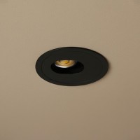 kelvo® ASYMMETRICAL  Χωνευτό Φωτιστικό Downlight Σποτ LED 7W 840lm 15°x30° AC 220-240V IP20 Θερμό Λευκό 2700K - Bridgelux COB Chip & TÜV SÜD Driver - Μαύρο Ματ - Μ8.3 x Π8.3 x Υ8.2cm / Q7.3cm