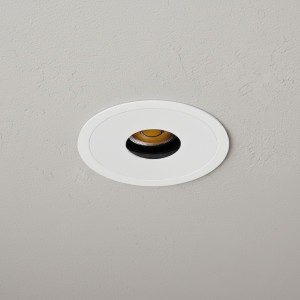 kelvo® PINADO  Χωνευτό Φωτιστικό Downlight Σποτ LED 7W 840lm 15° AC 220-240V IP20 Θερμό Λευκό 2700K - Bridgelux COB Chip & TÜV SÜD Driver - Λευκό Ματ - Μ8.3 x Π8.3 x Υ8.2cm / Q7.3cm