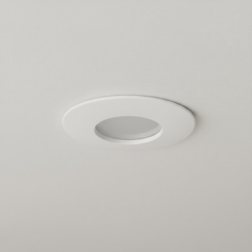 kelvo® KAPA  Χωνευτό Φωτιστικό Downlight Σποτ Μπάνιου για Λάμπα MR16 με Ντουί GU10 AC 220-240V Αδιάβροχο IP65 - Λευκό Ματ - Μ8.5 x Π8.5 x Υ4.2cm / Q7.5cm