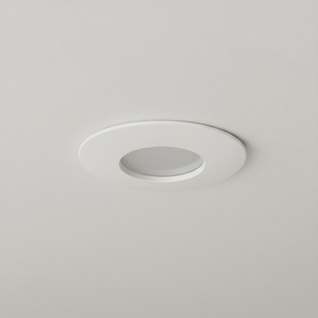 kelvo® KAPA  Χωνευτό Φωτιστικό Downlight Σποτ Μπάνιου για Λάμπα MR16 με Ντουί GU10 AC 220-240V Αδιάβροχο IP65 - Λευκό Ματ - Μ8.5 x Π8.5 x Υ4.2cm / Q7.5cm
