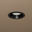 kelvo® SIGMA  Χωνευτό Φωτιστικό Downlight Σποτ Μπάνιου για Λάμπα MR16 με Ντουί GU10 AC 220-240V Αδιάβροχο IP65 - Μαύρο Ματ - Μ8.5 x Π8.5 x Υ4.4cm / Q7.5cm