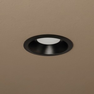 kelvo® SIGMA  Χωνευτό Φωτιστικό Downlight Σποτ Μπάνιου για Λάμπα MR16 με Ντουί GU10 AC 220-240V Αδιάβροχο IP65 - Μαύρο Ματ - Μ8.5 x Π8.5 x Υ4.4cm / Q7.5cm