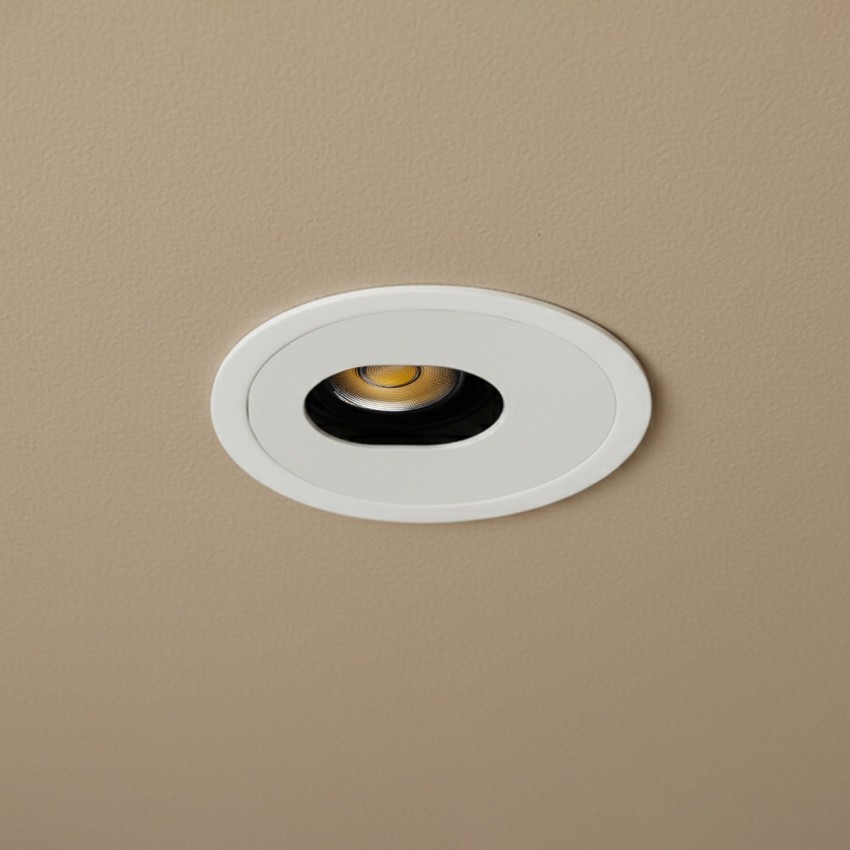 kelvo® ASYMMETRICAL  Χωνευτό Φωτιστικό Downlight Σποτ LED 7W 840lm 15°x30° AC 220-240V IP20 Θερμό Λευκό 2700K - Bridgelux COB Chip & TÜV SÜD Driver - Λευκό Ματ - Μ8.3 x Π8.3 x Υ8.2cm / Q7.3cm