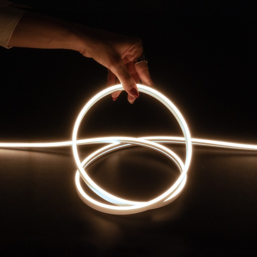 kelvo® NEONPRO  Ταινία Neon Flex LED 10W/m 1250lm/m 120° DC 24V Αδιάβροχο IP65 120 x SMD2835 Chip/m Φυσικό Λευκό 4500K Dimmable - Lumileds SMD Chip - Μ100 x Π0.6 x Υ1.2cm