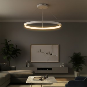 kelvo® NEMESIS  Κρεμαστό Φωτιστικό Οροφής LED 75W 7500lm 180° AC 220-240V IP20 Ρυθμιζόμενο Λευκό CCT με Χειριστήριο από 2700K έως 6000K Dimmable - Lumileds SMD Chip - Λευκό Ματ - Μ100 x Π100 x Υ4cm