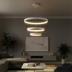 kelvo® NEMESIS  Κρεμαστό Φωτιστικό Οροφής LED 100W 10000lm 180° AC 220-240V IP20 Ρυθμιζόμενο Λευκό CCT με Χειριστήριο από 2700K έως 6000K Dimmable - Lumileds SMD Chip - Λευκό Ματ - Μ60 x Π60 x Υ60cm