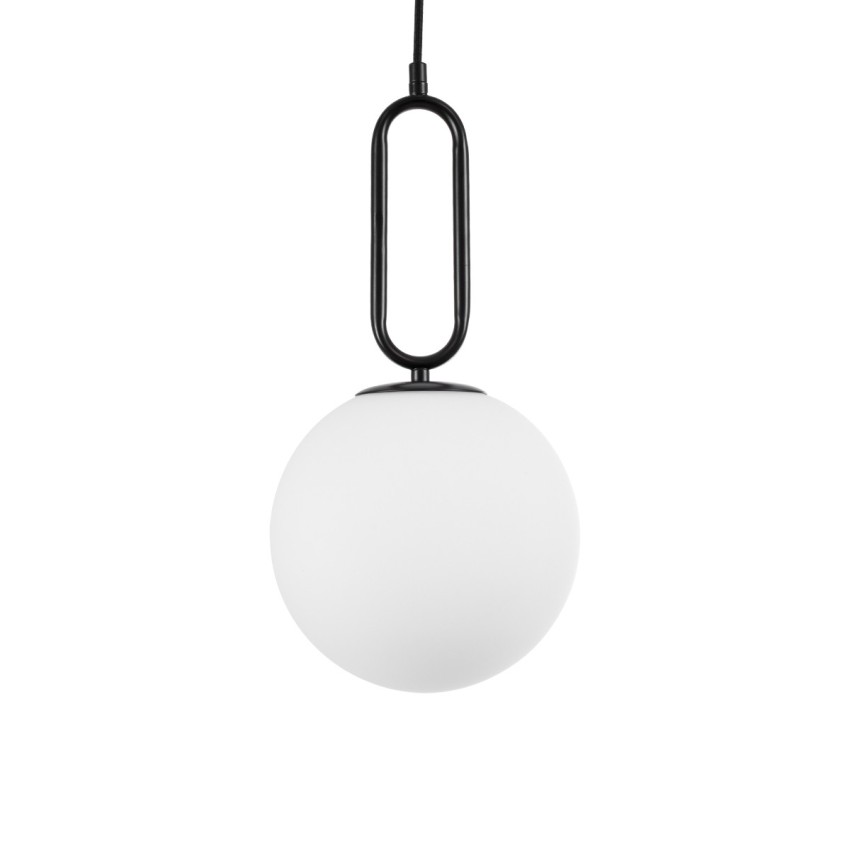 kelvo® BELLISSIMO  Κρεμαστό Φωτιστικό Οροφής για Λάμπα με Ντουί E27 AC 220-240V IP20 - Μαύρο Ματ & Λευκό - Μ20 x Π20 x Υ42cm