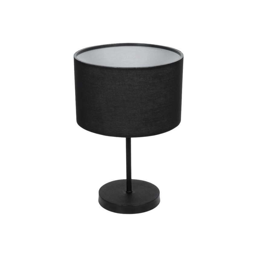 GLOBOSTAR® STRING  Μοντέρνο Επιτραπέζιο Φωτιστικό Πορτατίφ με Ντουί 1 x E27 AC 220-240V IP20 - Μαύρο - Μ24 x Π24 x Υ37cm