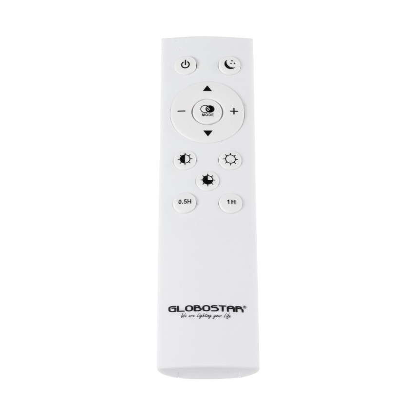GLOBOSTAR® NEMESIS  Μοντέρνο Φωτιστικό Οροφής LED 67W 7573lm 360° AC 220-240V IP20 Ρυθμιζόμενο Λευκό CCT με Χειριστήριο από 2700K έως 6000K Dimmable - Lumileds SMD Chip - Χρυσό Βούρτσας - Μ84 x Π45 x Υ13cm