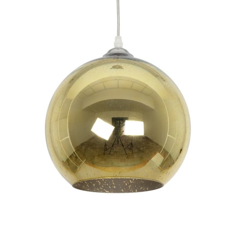 GLOBOSTAR® SATURN  Μοντέρνο Κρεμαστό Φωτιστικό Οροφής με Ντουί 1 x E27 AC 220-240V IP20 - Πολύχρωμο - Μ25 x Π25 x Υ22cm