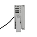 GLOBOSTAR® FLOODKENA  Προβολέας Σποτ Wall Washer LED 40W 3400lm 120° AC 220-240V Αδιάβροχο IP67 Πολύχρωμο RGBW - Bridgelux SMD Chip - Γκρι Ανθρακί - Μ31 x Π10 x Υ17cm