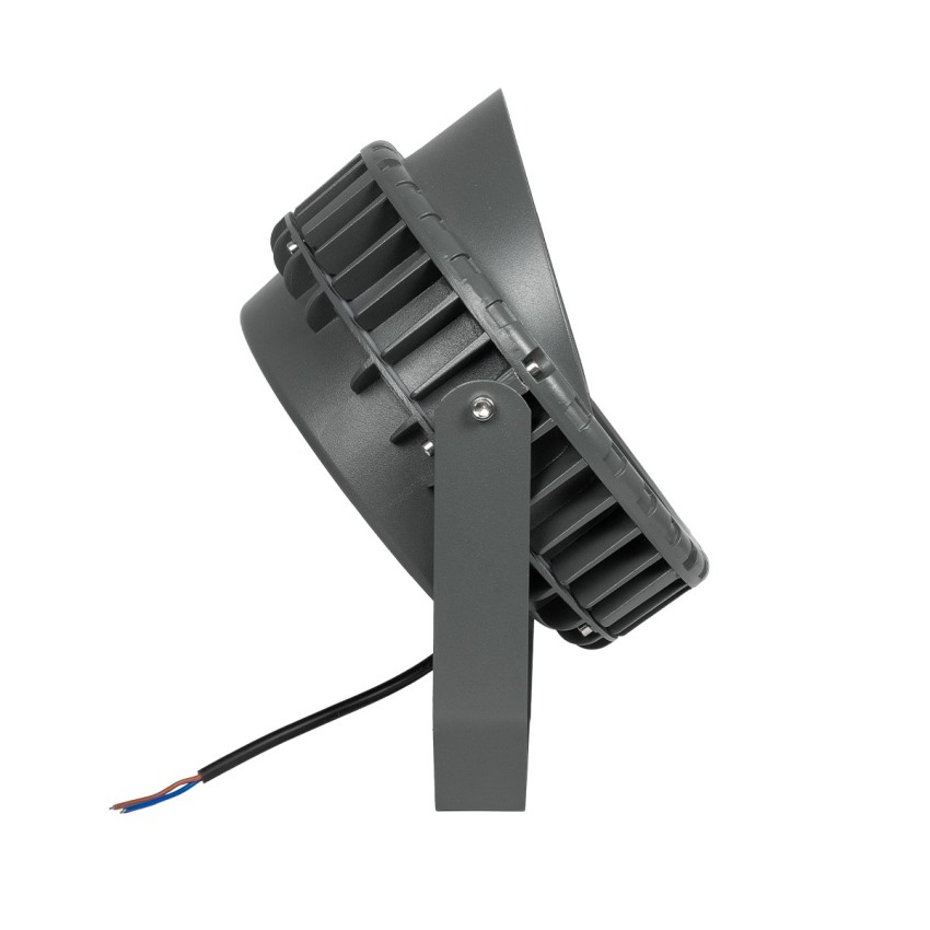 GLOBOSTAR® TREEVINA  Φωτιστικό Σποτ με Αντιθαμβωτική Γρίλια για Φυτά - Δέντρα με Βάση Κήπου / Καρφωτό LED 24W 2040lm 10° DC 24V Αδιάβροχο IP65 Ultra Θερμό Λευκό 2200K Dimmable - Bridgelux SMD Chip - Γκρι Ανθρακί - Μ21.5 x Π18.3 x Υ14cm