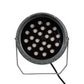 GLOBOSTAR® TREEVINA  Φωτιστικό Σποτ με Αντιθαμβωτική Γρίλια για Φυτά - Δέντρα με Βάση Κήπου / Καρφωτό LED 24W 2040lm 10° DC 24V Αδιάβροχο IP65 Ultra Θερμό Λευκό 2200K Dimmable - Bridgelux SMD Chip - Γκρι Ανθρακί - Μ21.5 x Π18.3 x Υ14cm