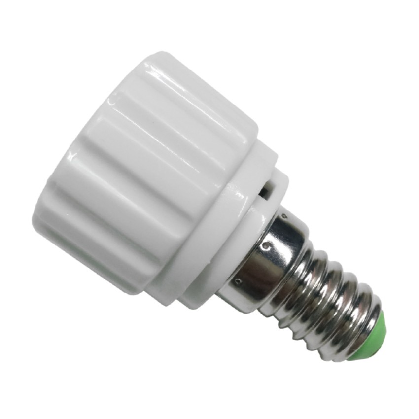 Πλαστικός Αντάπτορας από E14 σε GU10