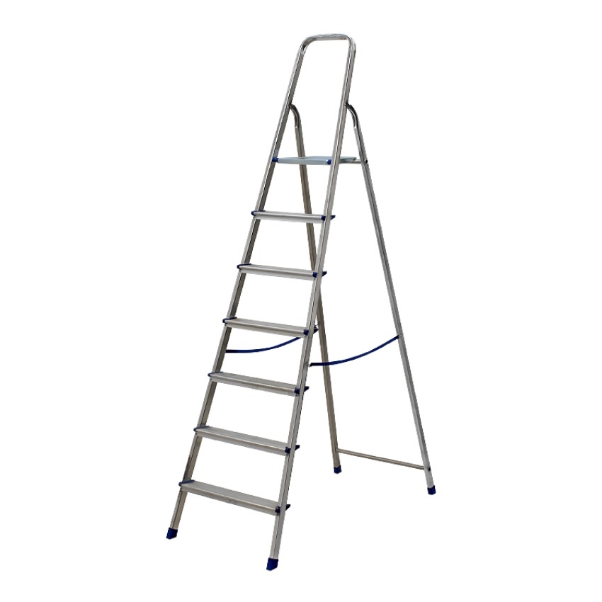 Σκάλα αλουμινίου Framar Ιταλίας χρώμα ασημί 218x52εκ. Σκάλα αλουμινίου Framar Ιταλίας χρώμα ασημί 218x52εκ.