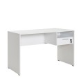 Γραφείο εργασίας Concept από μελαμίνη σε χρώμα λευκό 120x60x75εκ.
