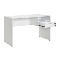 Γραφείο εργασίας Concept από μελαμίνη σε χρώμα λευκό 120x60x75εκ.