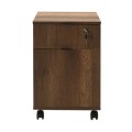 Συρταριέρα γραφείου Rio τροχήλατη χρώμα καρυδί 41x45x61 εκ.