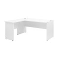 Γραφείο διευθυντικό Rio γωνιακό αναστρέψιμο χρώμα λευκό 160x144x75εκ.
