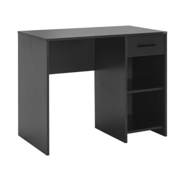 Γραφείο εργασίας Concept από μελαμίνη σε χρώμα ανθρακί 90x52x75εκ.