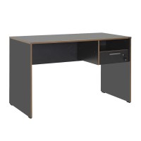 Γραφείο εργασίας Concept χρώμα ανθρακί 120x60x75εκ.