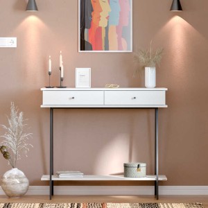 Κονσόλα Elite χρώμα λευκό του πάγου 100x40x88εκ. Κονσόλα Elite χρώμα λευκό του πάγου 100x40x88εκ.