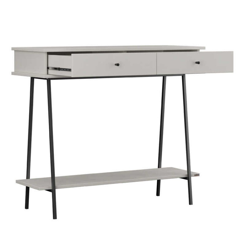 Κονσόλα Elite χρώμα λευκό του πάγου 100x40x88εκ.