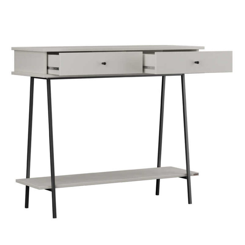 Κονσόλα Elite χρώμα λευκό του πάγου 100x40x88εκ.