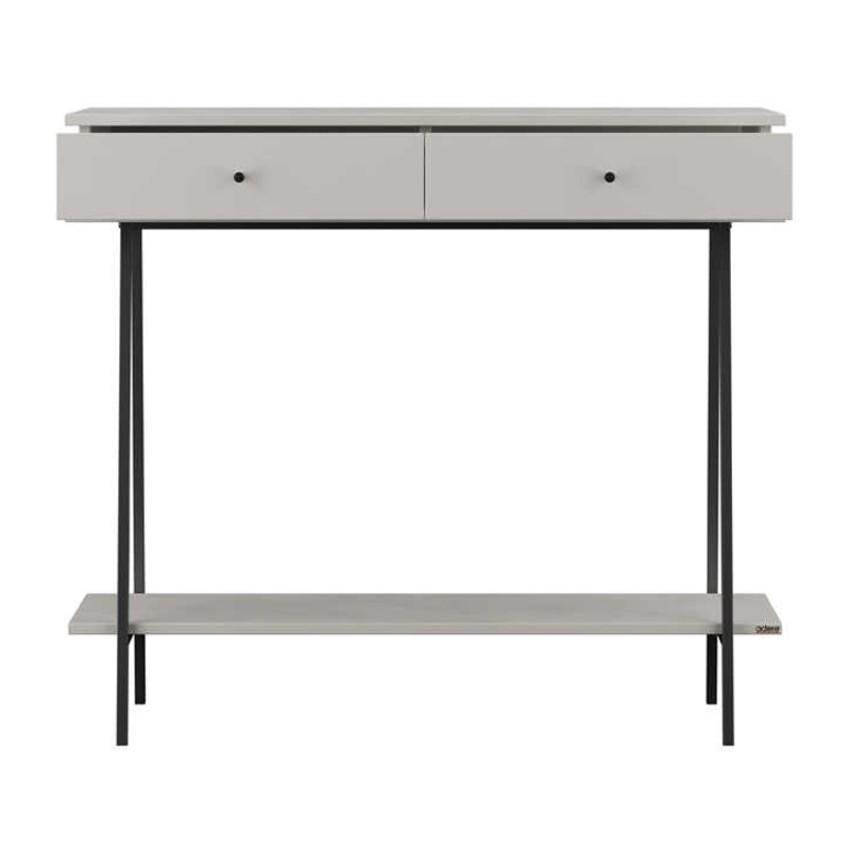 Κονσόλα Elite χρώμα λευκό του πάγου 100x40x88εκ.