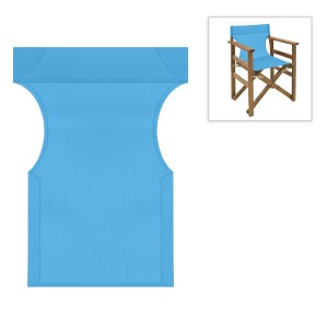 Διάτρητο πανί επαγγελματικό για πολυθρόνα σκηνοθέτη χρώματος τιρκουάζ Megapap